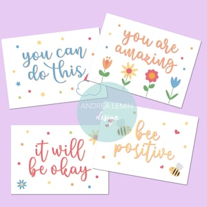 Positive postcards pack of 4