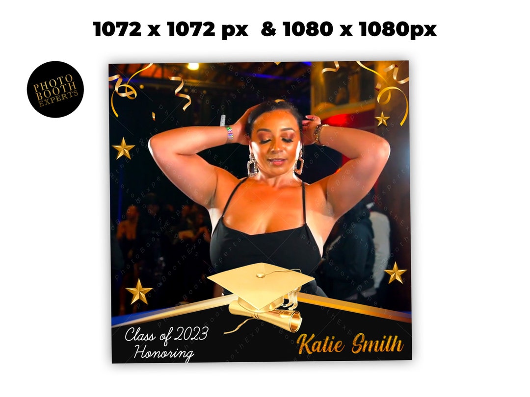 Graduation 360 Photo Booth Overlay: Class of 2023 Template (PSD) - Etsy