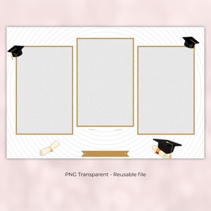 4x6 Graduation Photo Booth Template, 4x6 Landscape Graduation Party ...