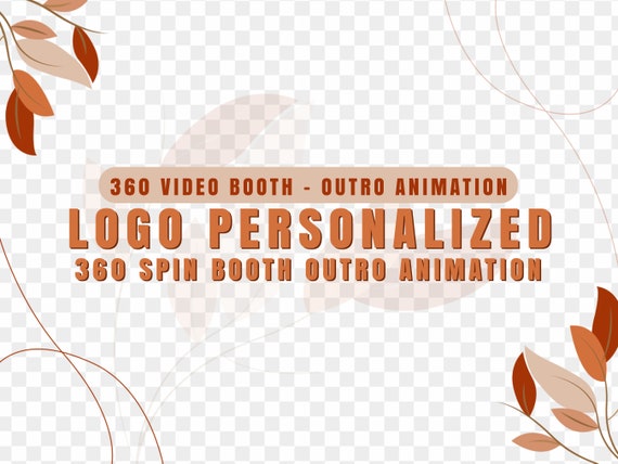 Logo Personalised 360 Photo Booth OUTRO Animation Personalized 360.