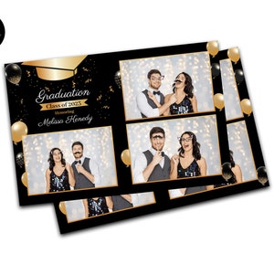 4x6 Graduation Photo Booth Template - Klasse van 2023 Graduation Photobooth Template - Prom Photo Booth Template - GRATIS TEKSTPERSONALISATIE