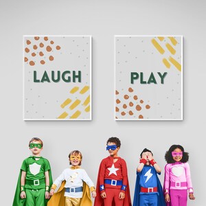 Neutral Nursery Wall Art - Bright Nursery Decor - Boys Decor