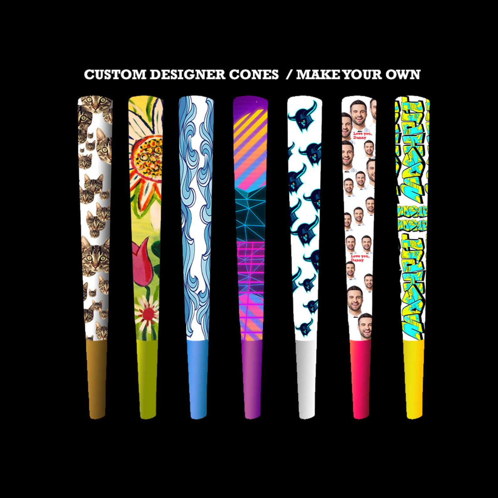 Custom Pre Roll Cones 6 Pre Roll Cones 1.5 Gram Etsy
