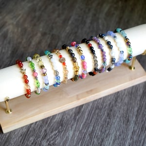 CUSTOM Set of 3 Zodiac Stacking Bracelets - Sun, Rising & Moon Sign