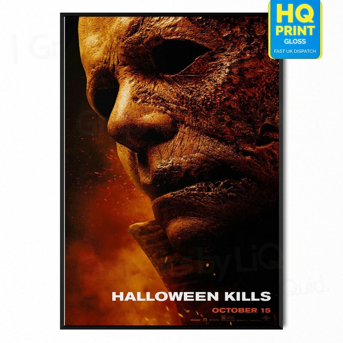 Halloween Kills Movie 2021 Horror Michael Myers Poster Etsy