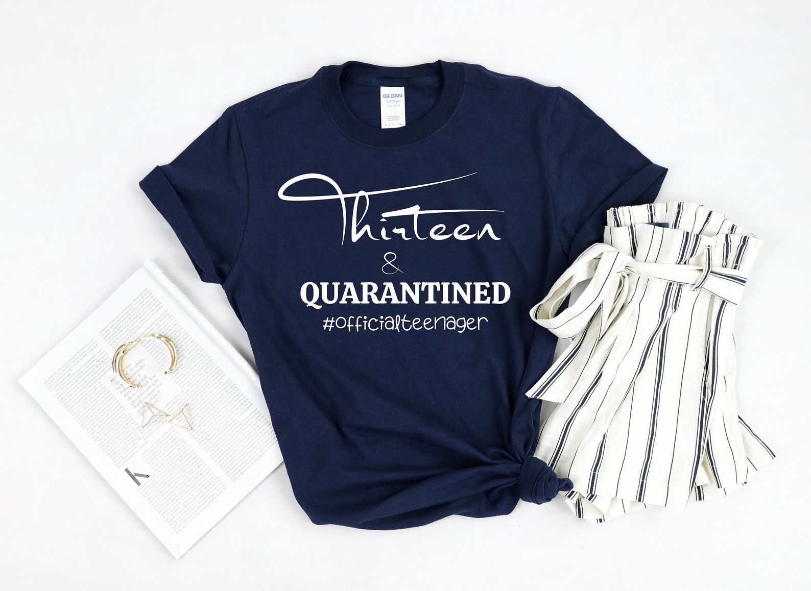 thirteen and quarantined shirt