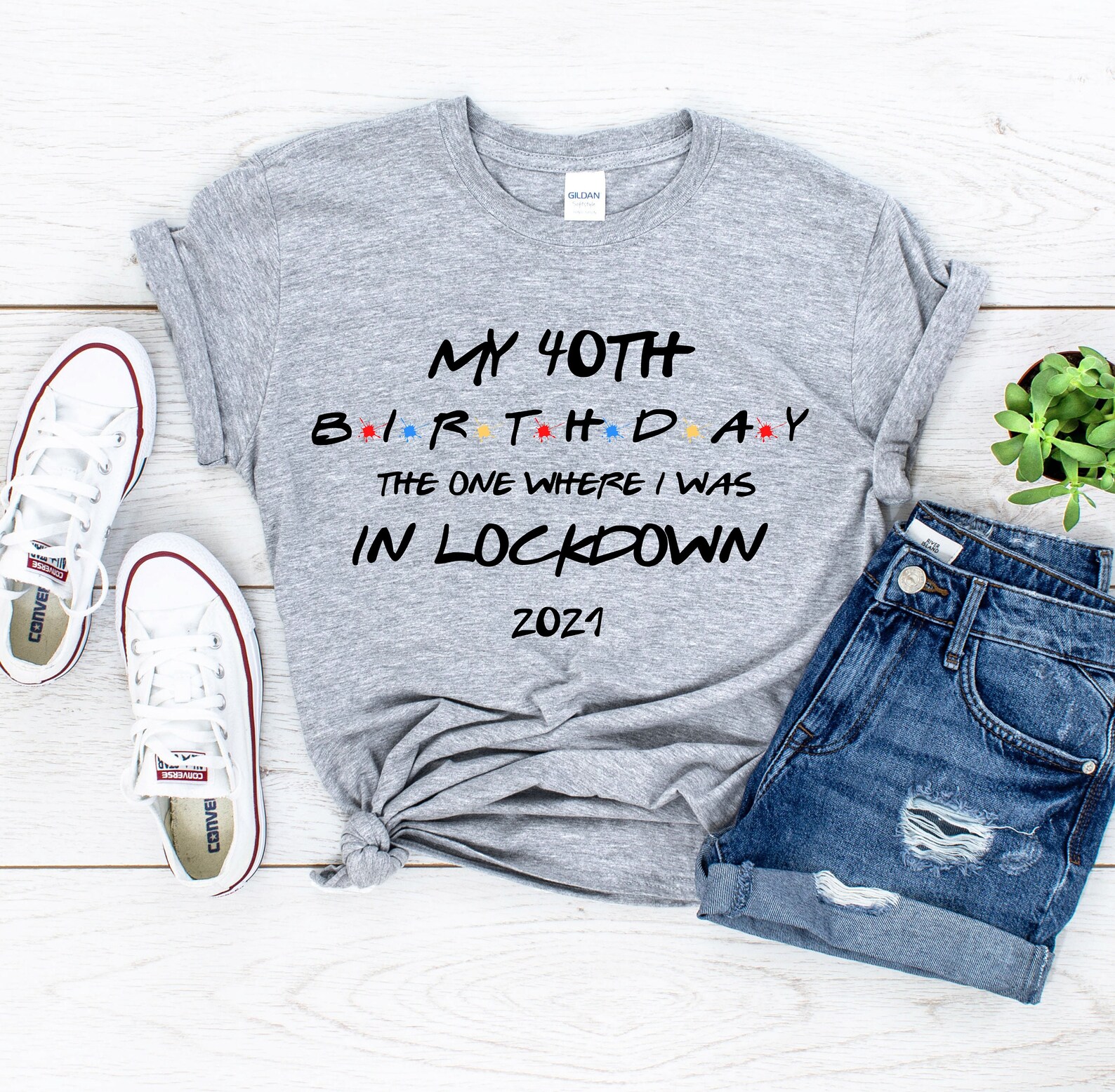 18th in lockdown t shirt