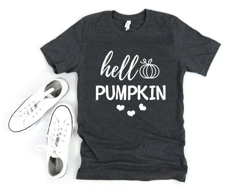 Fall Shirts Hello Pumpkin Shirts Fall Tshirt Thanksgiving Shirt Thankful Fall Shirt for Woman Autumn Shirt Happy Friends Giving