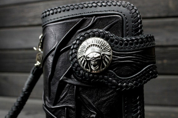 5月下旬お届け予定】Cross Leather Strap Wallet Black
