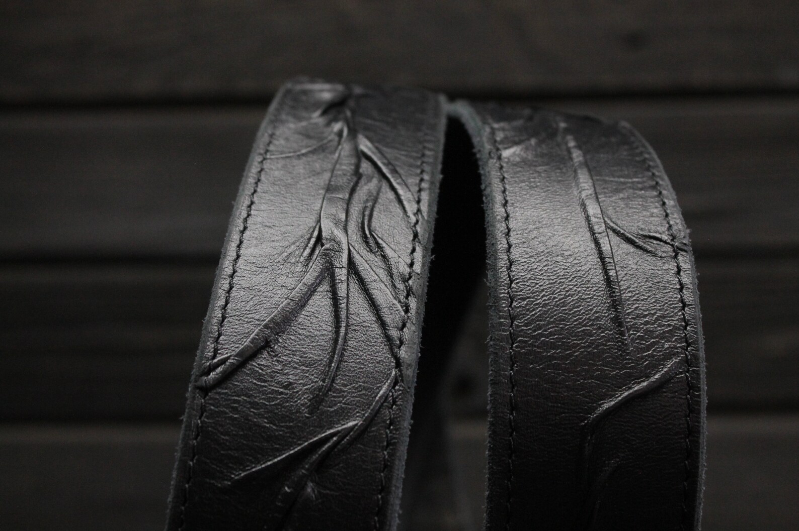 Handmade Custom Design Black Belt Custom Design Belt Etsy