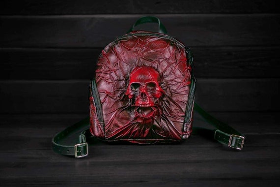 Women's Red Leather Backpack Skull, Handmade Red Leather Backpack Skull, Gothic Style Red Leather Backpack Skull, Women's Backpack Skull - Etsy Women's Red Leather Backpack Skull, Handmade Red Leather Backpack Skull, Gothic Style Red Leather Backpack Skull, Women's Backpack Skull - Etsy