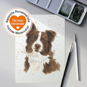 Regala un ritratto ad acquerello completamente personalizzato al tuo animale domestico, celebra il tuo amico a quattro zampe o fai un regalo indimenticabile
