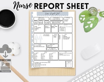 Simple Nurse Report sheet