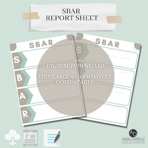 SBAR Report Sheet