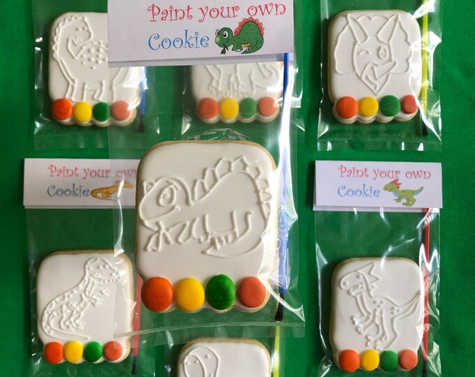 Paint Your Own Cookie Custom Paint Cookies PYO Cookies Etsy