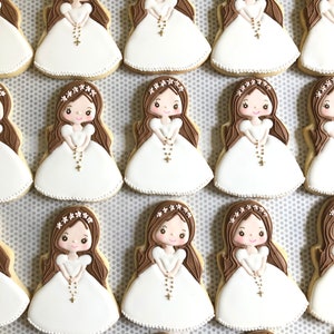 First Communion Cookies, , Girl first communion, first communion favors image 1