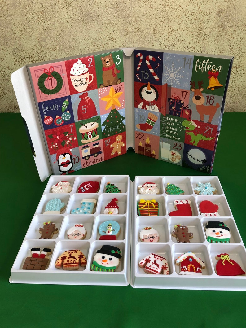 Christmas Advent Calendar, Advent Calendar, Countdown to Christmas, Christmas cookies image 3