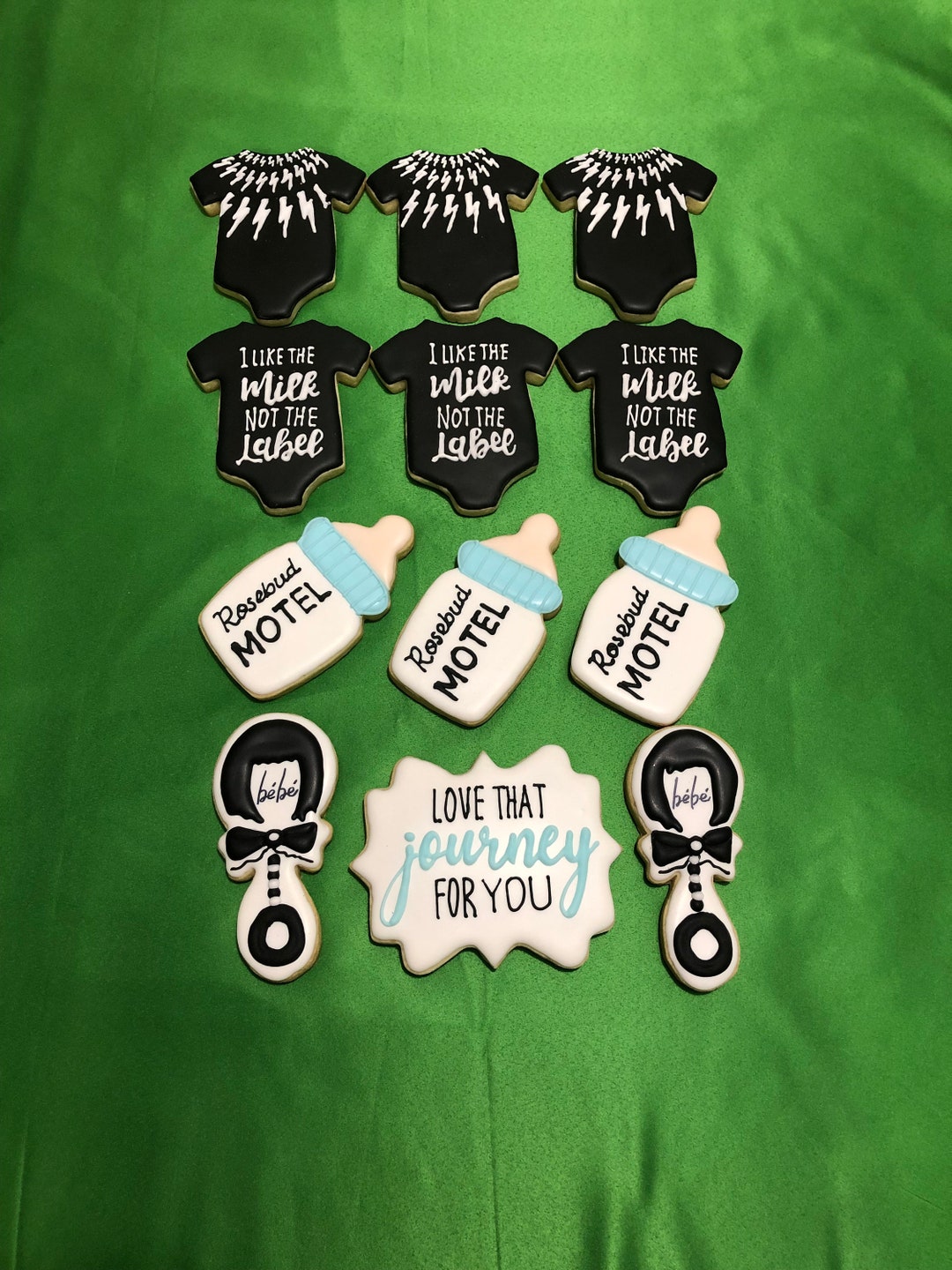 Schitts Creek Baby Shower Cookies, Baby Shower Girl, Baby Cookies, Girl