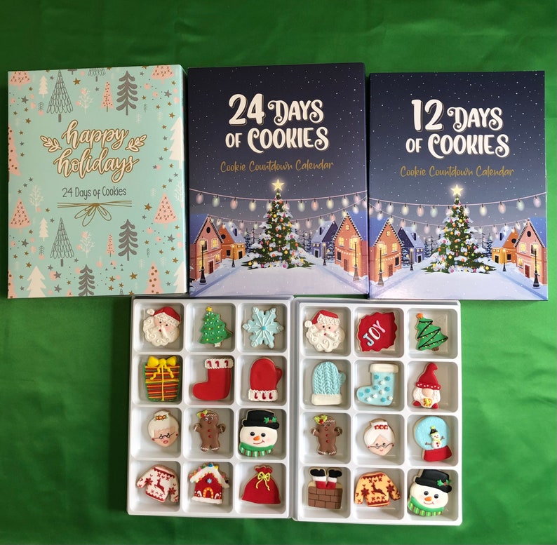 Christmas Advent Calendar, Advent Calendar, Countdown to Christmas, Christmas cookies image 5