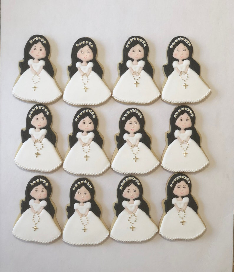 First Communion Cookies, , Girl first communion, first communion favors image 7