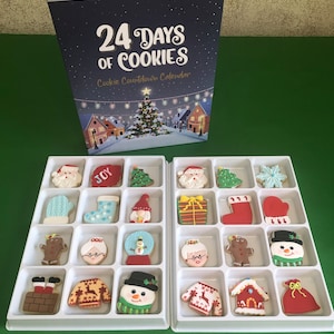 Christmas Advent Calendar, Advent Calendar, Countdown to Christmas, Christmas cookies image 2