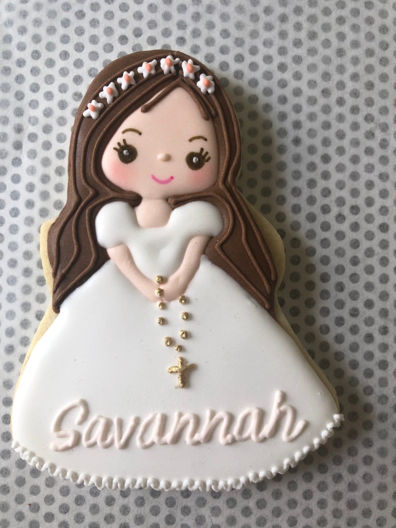 First Communion Cookies, , Girl first communion, first communion favors image 6