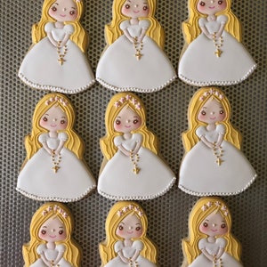 First Communion Cookies, , Girl first communion, first communion favors image 9