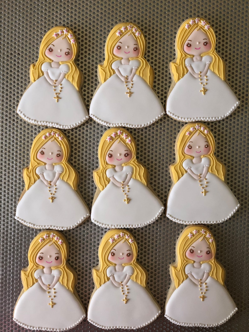 First Communion Cookies, , Girl first communion, first communion favors image 9