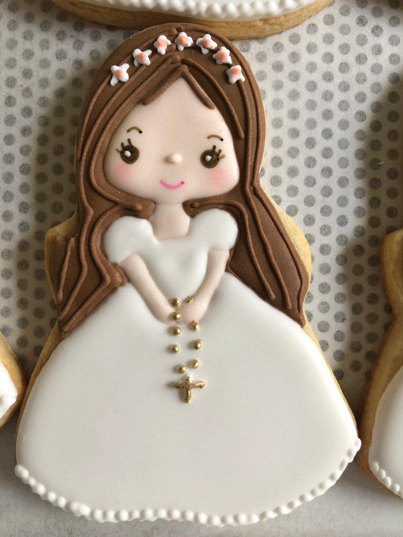 First Communion Cookies, , Girl first communion, first communion favors image 3