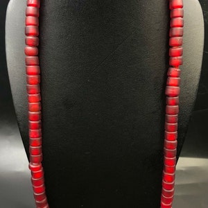 African Red Trade Glass Beads Round Shape Bigger Size.Rare African padre Glass Bead’s For Gift And Collection.