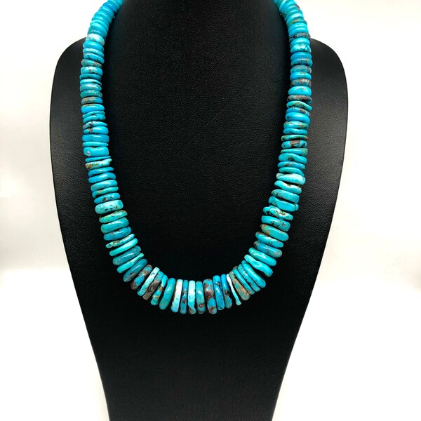 Natural Blue Turquoise Necklace main image 0