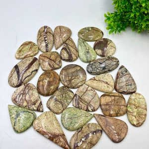 Cabochão de jaspe liso de alta qualidade 100% original. Item raro, melhor para fazer joias, fio de cura, cabochão polonês feito à mão