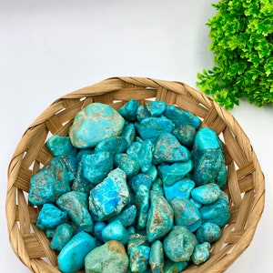 100% Natural Rough Arizona Blue Turquoise Top High Quality / Best For making Jewelry and Polishing Cutting.