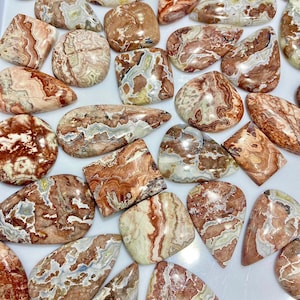 100% natuurlijke premium kwaliteit glad mooie roze gekke kant jaspis. Uniek item, beste voor het maken van sieraden helen handgemaakte draad verpakking.