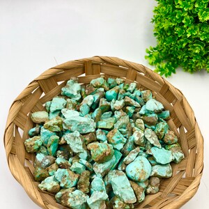 100% Natural Rough Arizona Blue Turquoise / Top High Quality / Best For making Jewelry and Polishing Cutting.