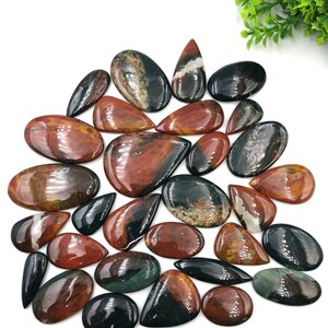 100% Original Hochwertiger glatter Blutstein Cabochon. Einzelstück, Am besten zur Herstellung von Schmuck Heilungsdraht Wrapping Handmade Cabochon