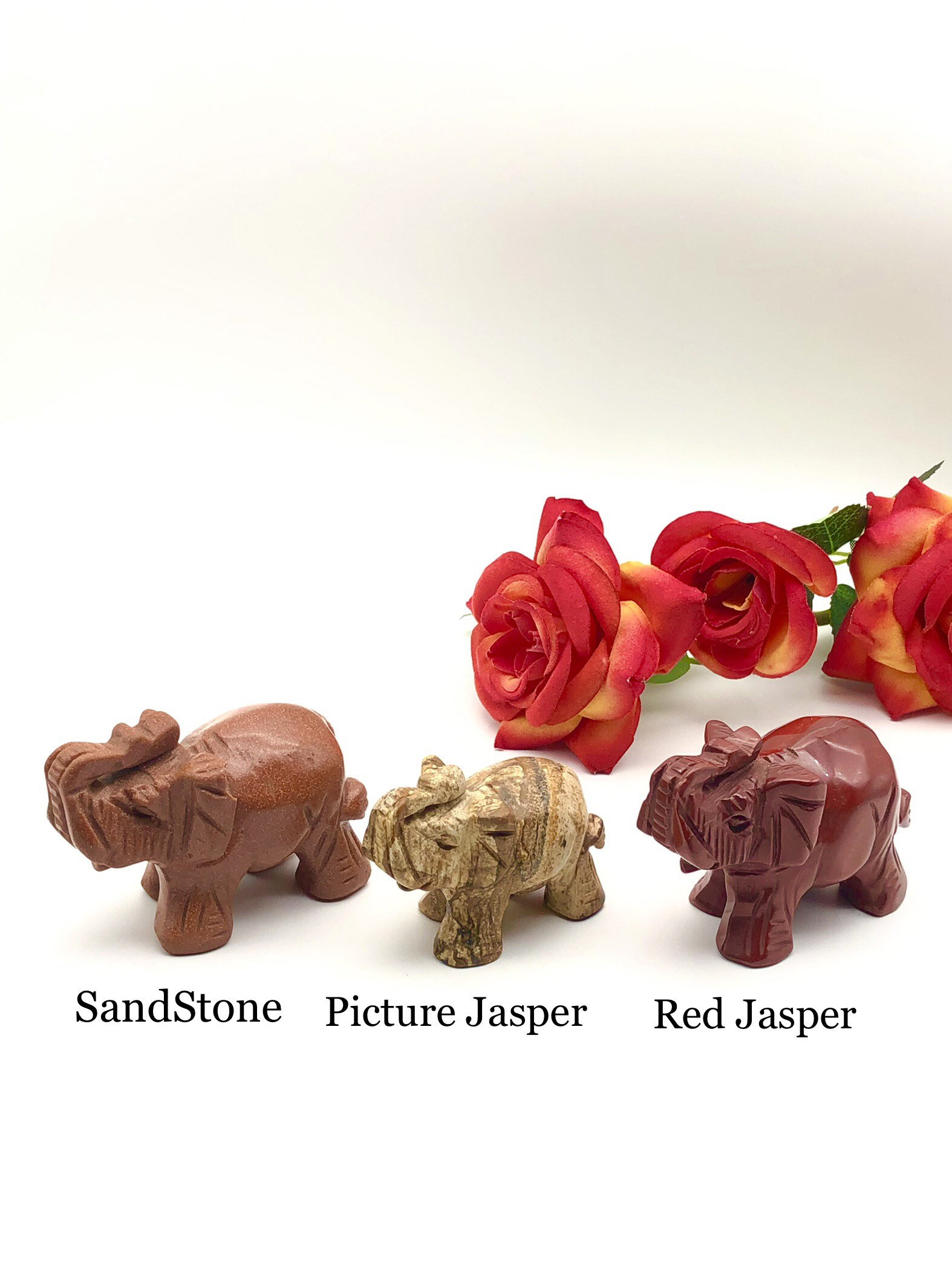 100% Genuine Beautiful HandMade Elephant Carving Stone / Top High Quality Carving Stone / Best for Home Decoration Gift And Collection.