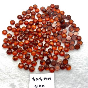 100% Natural Baltic Amber calibrated Cabochon for making Jewelry Real Amber Cabochon