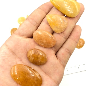 Cabochão de aventurina amarelo natural, qualidade fantástica para fazer joias, embrulho de fio, cura reiki