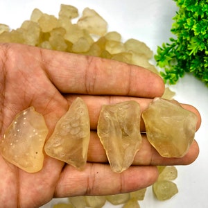100% Genuine Raw Libyan Desert Glass /  Authentic Golden Libyan Desert Glass  tektite / Making Handmade Jewelry Pendant for Healing.