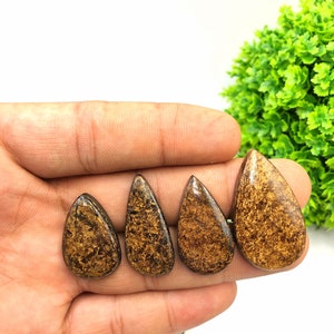 Polonês de bronzita de qualidade premium 100% natural. Item raro, melhor para fazer embrulhos de arame feitos à mão de joias.