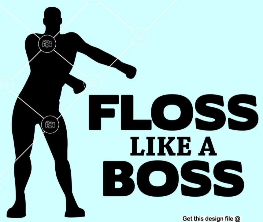 Floss like a Boss SVG Flossing Dance SVG files Flossing svg | Etsy