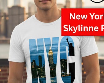 NYC Skyline PNG Clipart | New York City Transparent Background (Digital Download)