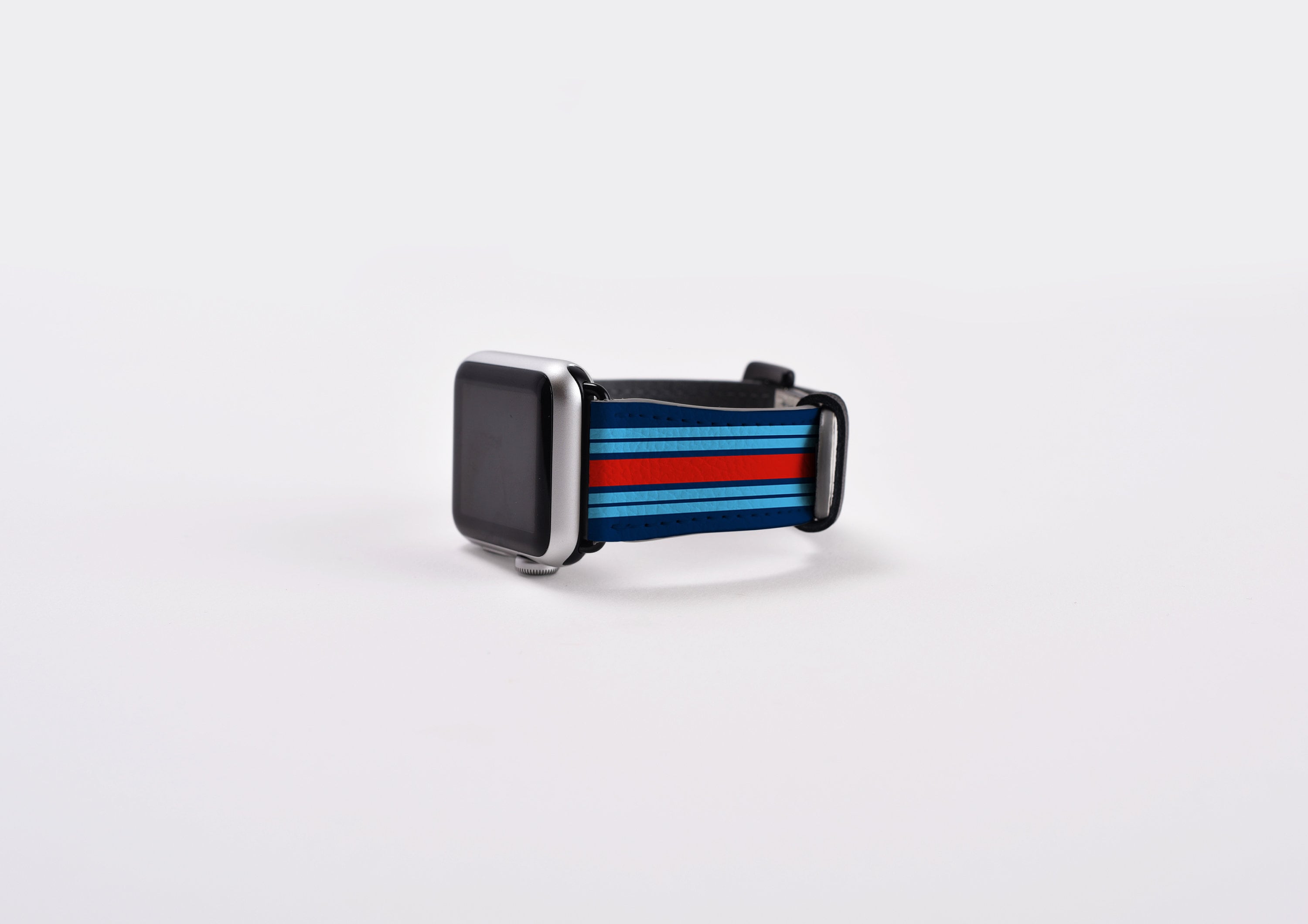 Martini Racing Style Apple Watch Leather Strap Band 44mm 42mm Etsy