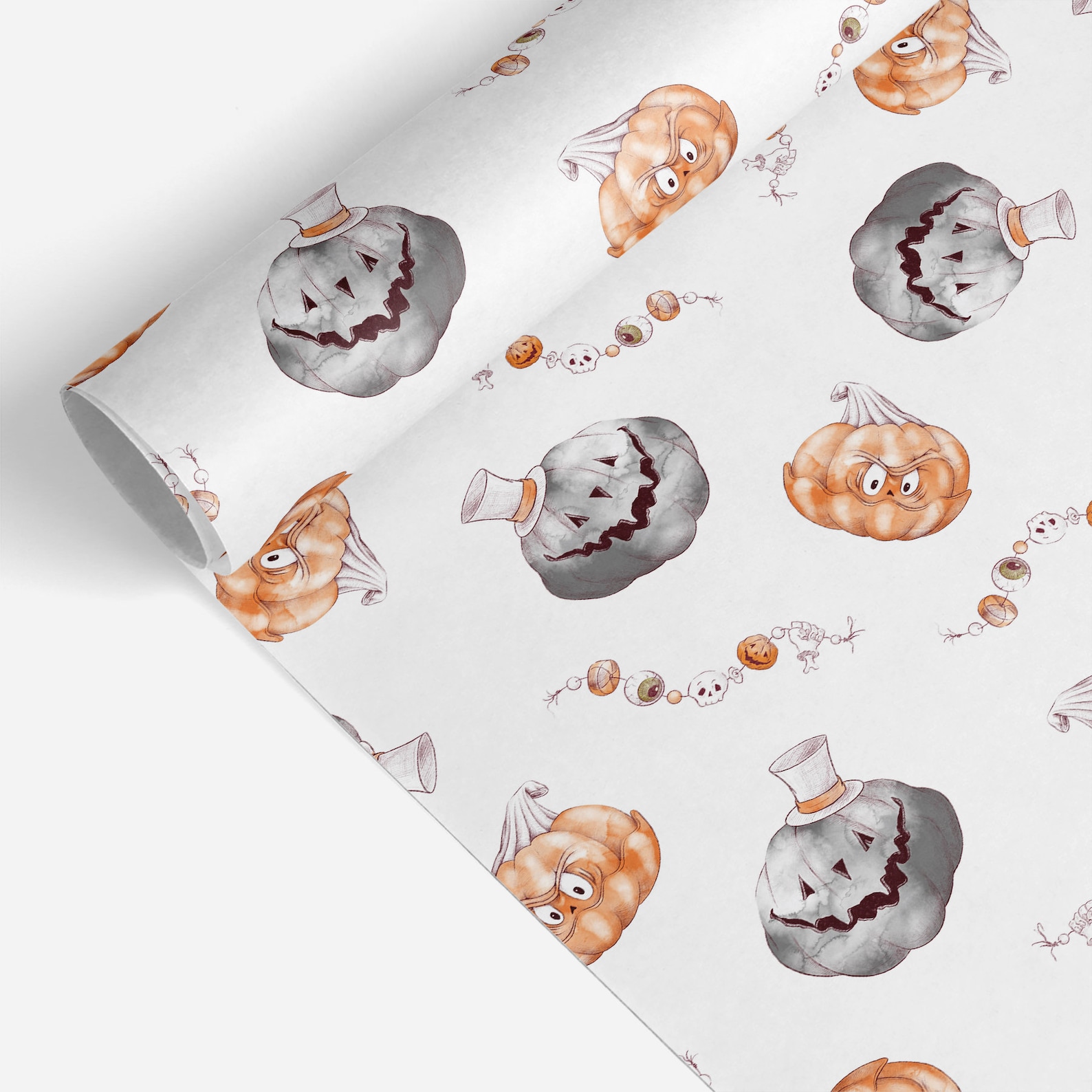 Halloween Wrapping Paper Luxury Gift Wrap Halloween Etsy