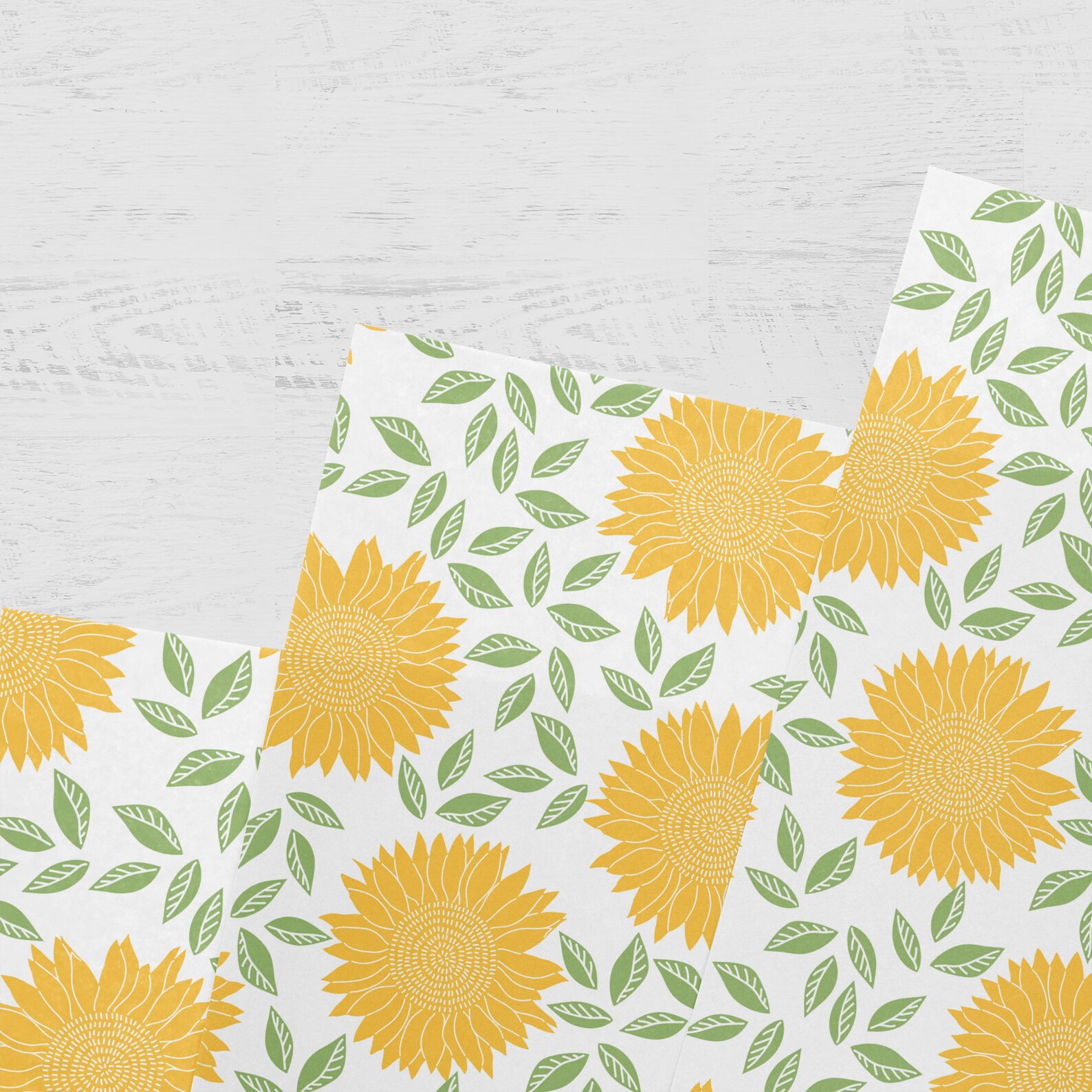 Sunflower Wrapping Paper Luxury Gift Wrap Sunflower Gift | Etsy UK