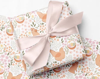 Easter Wrapping Paper - Luxury Gift Wrap - Easter Bunny Gift Wrap - Easter Egg Wrapping Paper Roll