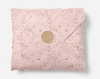 Pink Cosmic Wrapping Paper - Luxury Gift Wrap - Birthday Gift Wrap - Mothers Day Wrapping
