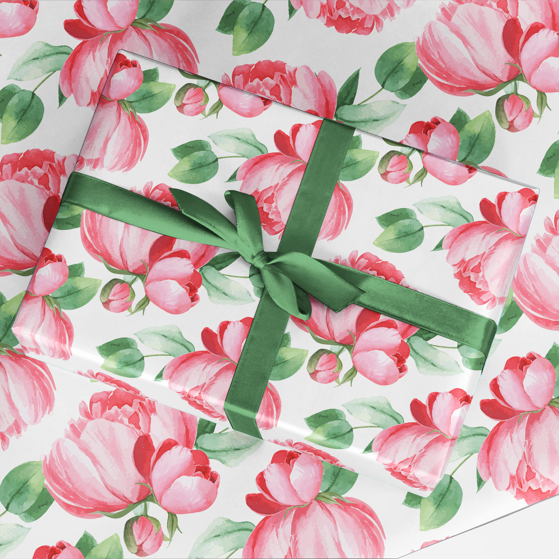 Peony Floral Wrapping Paper Luxury Gift Wrap Floral Gift Etsy UK