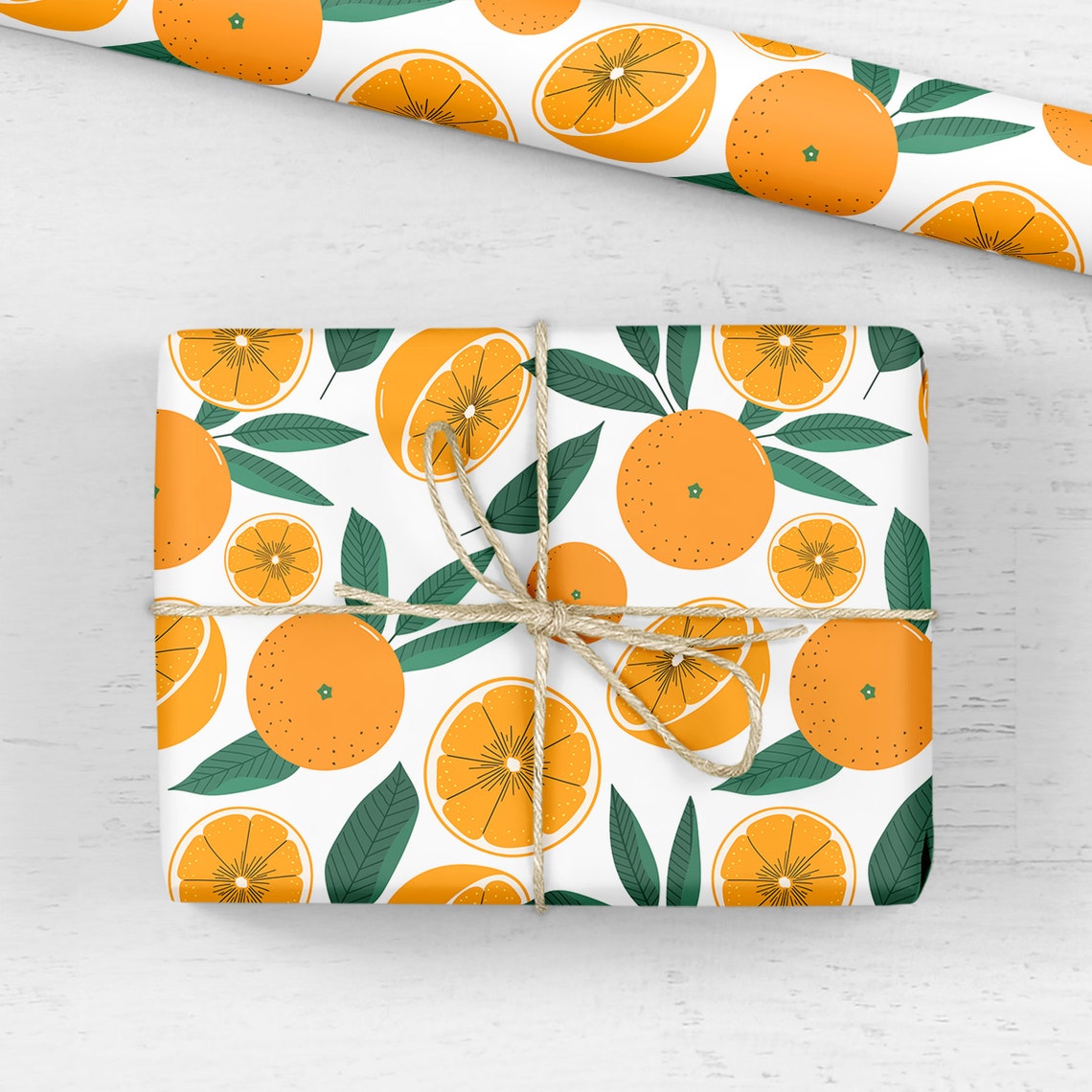 Oranges Wrapping Paper Luxury Gift Wrap Birthday Gift Wrap Etsy